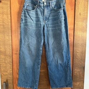 Madewell “the perfect vintage wide leg jean”